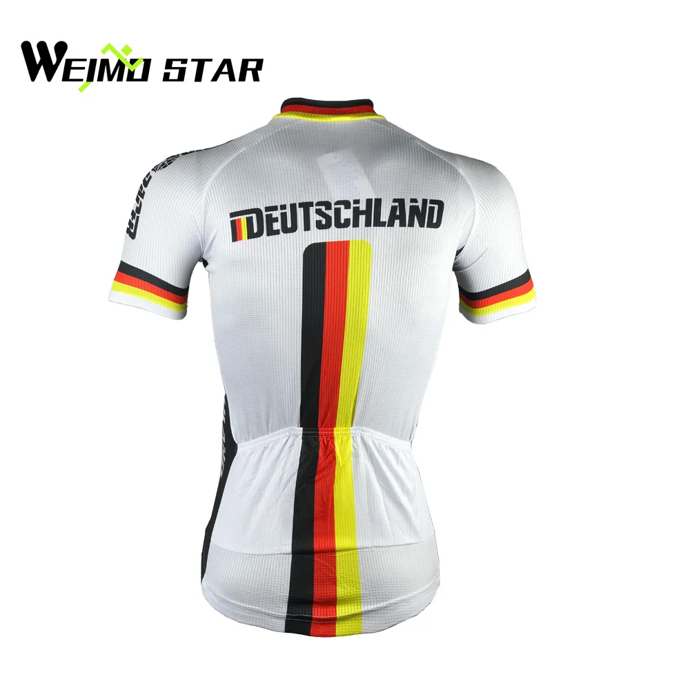 Футболка Weimostar мужская с коротким рукавом Джерси для велоспорта одежда из