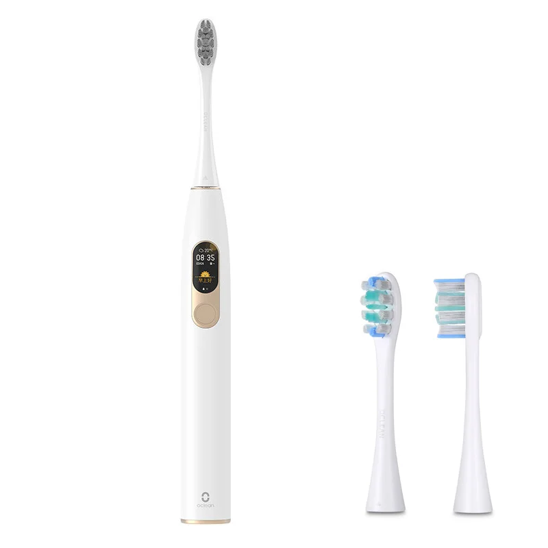 Oclean X sonic электрическая зубная щетка обновленная для взрослых Водонепроницаемая ультра звуковая автоматическая зубная щетка перезаряжаемая через USB - Color: add type 4