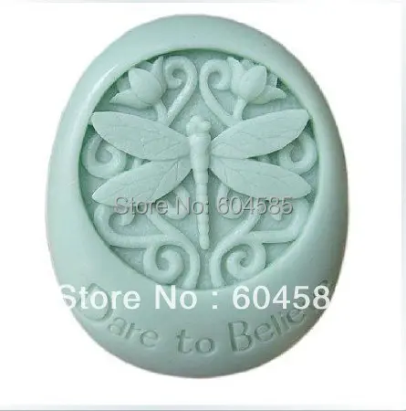 Силиконовая форма для мыла со стрекозой и скиммером odonate mosquito hawk|silicone soap mold|craft