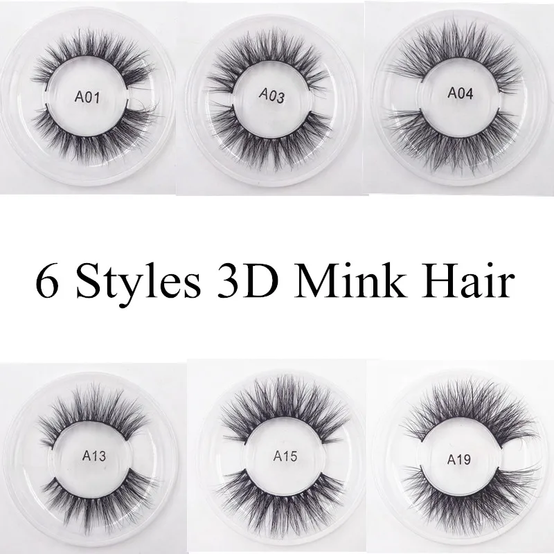 

3D Mink Hair Eyelashes Long Soft Mink Lashes Natural Daily Wedding Party Look Lash