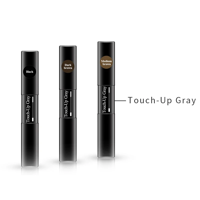 2 в 1 мгновенная краска для волос серое покрытие корней белый крем палочка