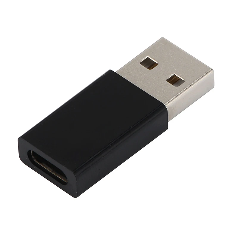 Адаптер переходник для смартфона черный с разъемом USB 3 1 Type C мама на 0 A папа