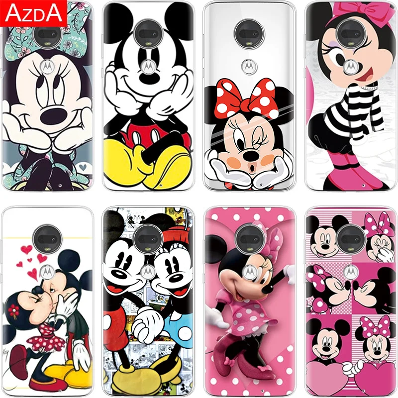 Мягкие Мультяшные из ТПУ чехол для Motorola Moto One C M E4 E5 EU G3 G4 G5 G5S G6 Plus G7 power X4 X style Z Z2 Z3 Play Go Case Fundas