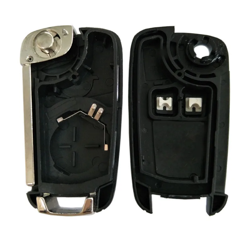 

PREISEI 5pcs/lot 2 Buttons Remote Flip Car Key Shell Case Fobs For Chevrolet Cruze Orlando Apica Auto Accessories