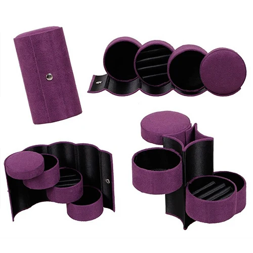 Портативный 3 ярусов отсек цилиндра что нибудь вкусненькое Roll Up шкатулка для