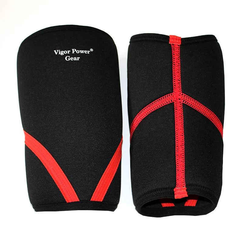 Шестерня Vigor Power Gear 7 мм рукава из неопрена для подъема коленей поддерживает