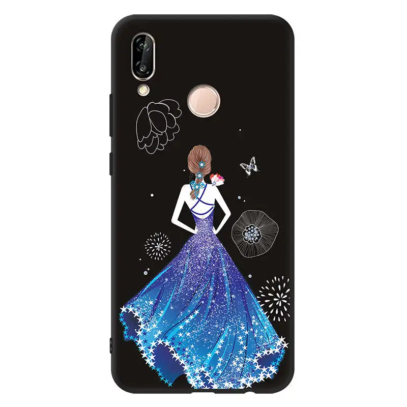 Honor Play Case Cover 6.3 inch Soft Cartoon Tpu Silicone Back Phone Huawei 2018 COR-L29 |
