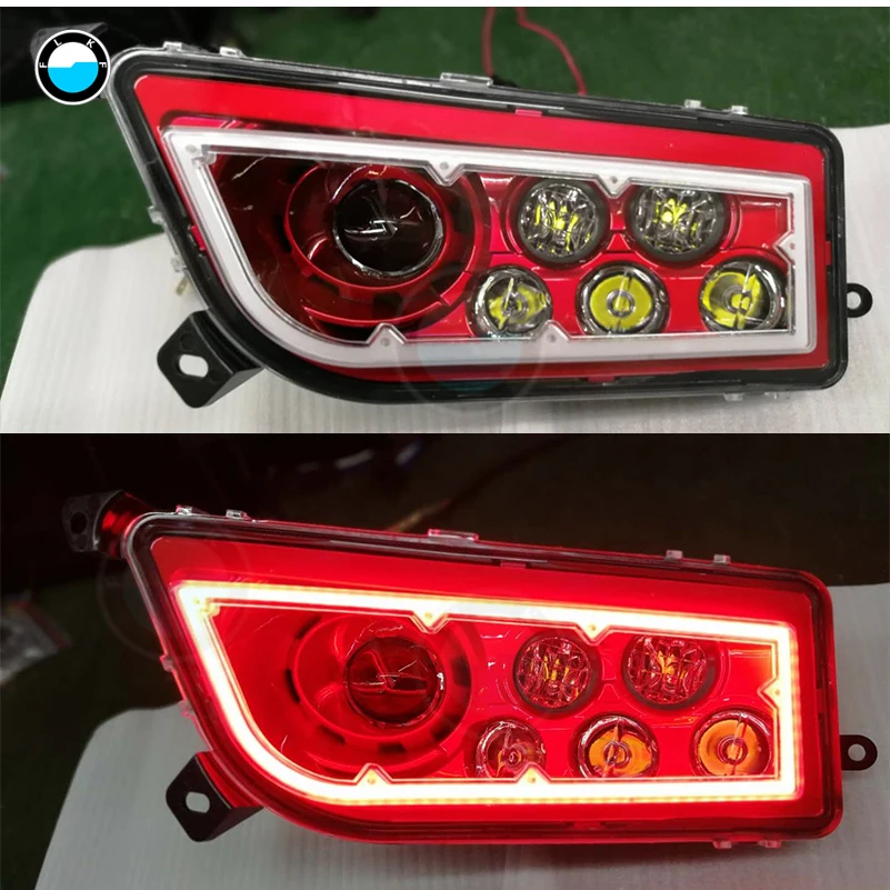 ATV UTV POLARIS RZR светодиодные фары с RGB подсветкой для Polaris Razor Push 1000 XP управление