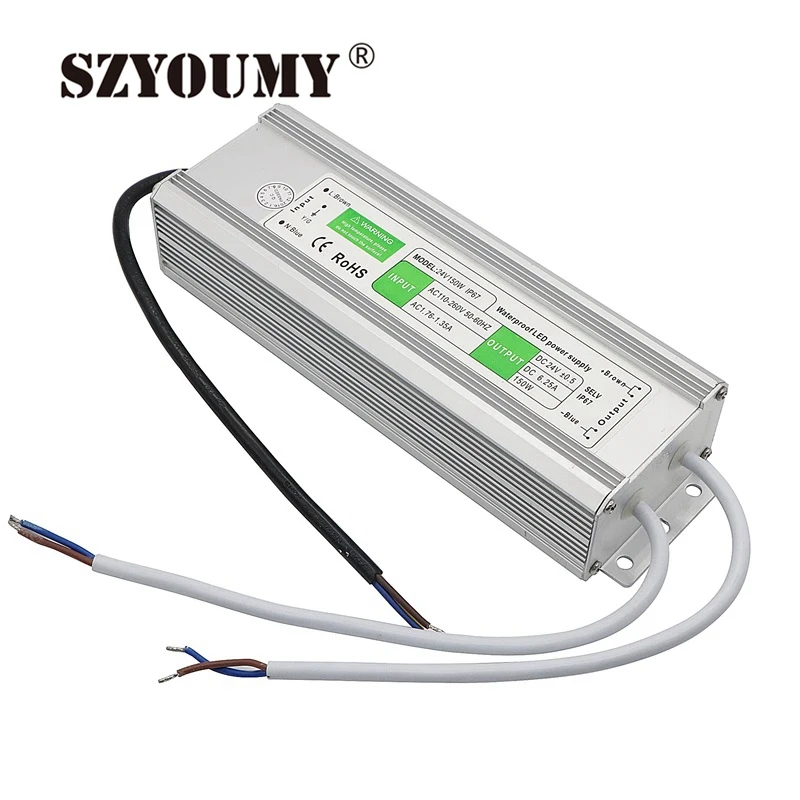 SZYOUMY IP67 Водонепроницаемый Электронный Светодиодный драйвер питания