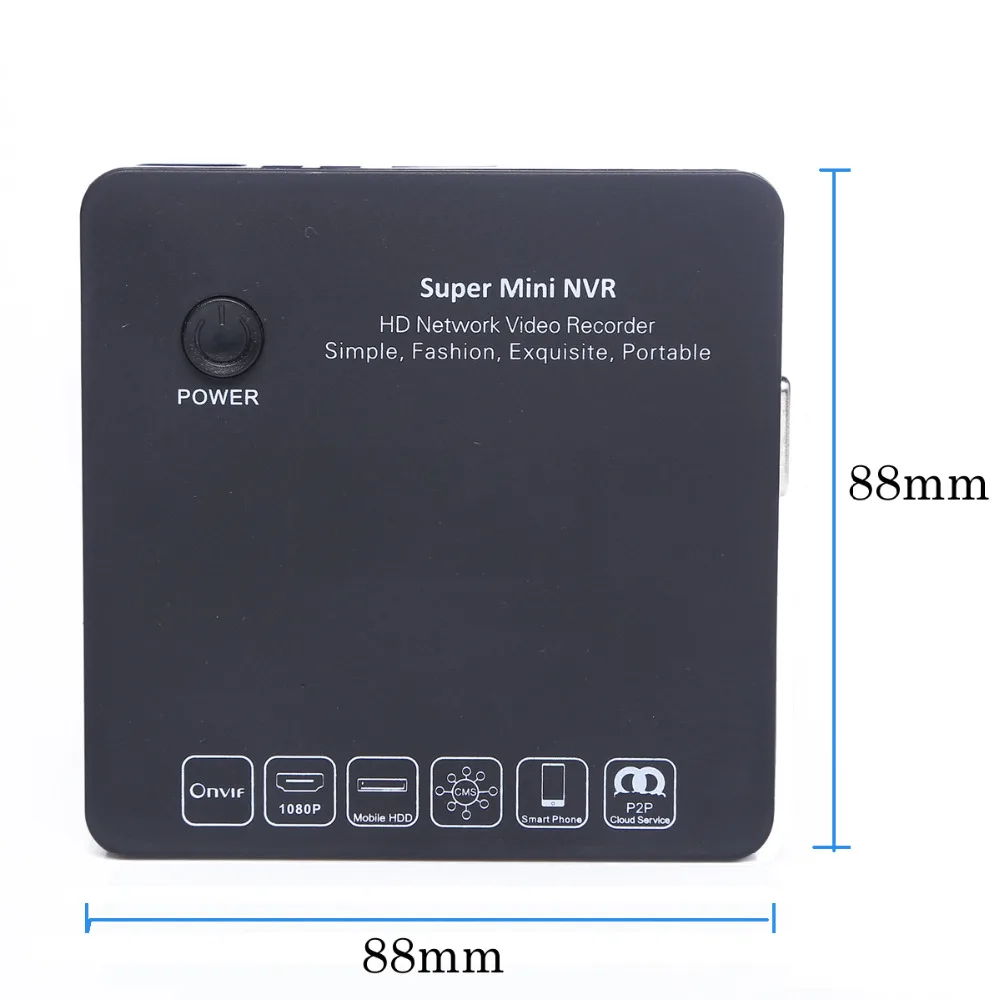 SunEyes SP-NVR-ME08 8CH маленький супер мини NVR для 720 P/1080P HD IP камера ONVIF сети видео