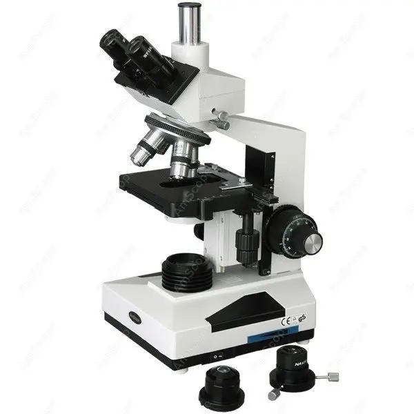 Darkfield составной Микроскоп-поставка AmScope 40x-2000x Тринокулярный Микроскоп w/ 30w