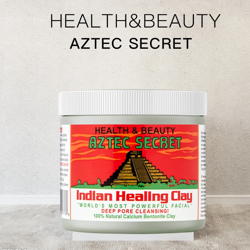 Aztec Secret индийская глиняная маска порошок кальциевая бентонитовая глина глубокое очищение маски для лица 1 фунт