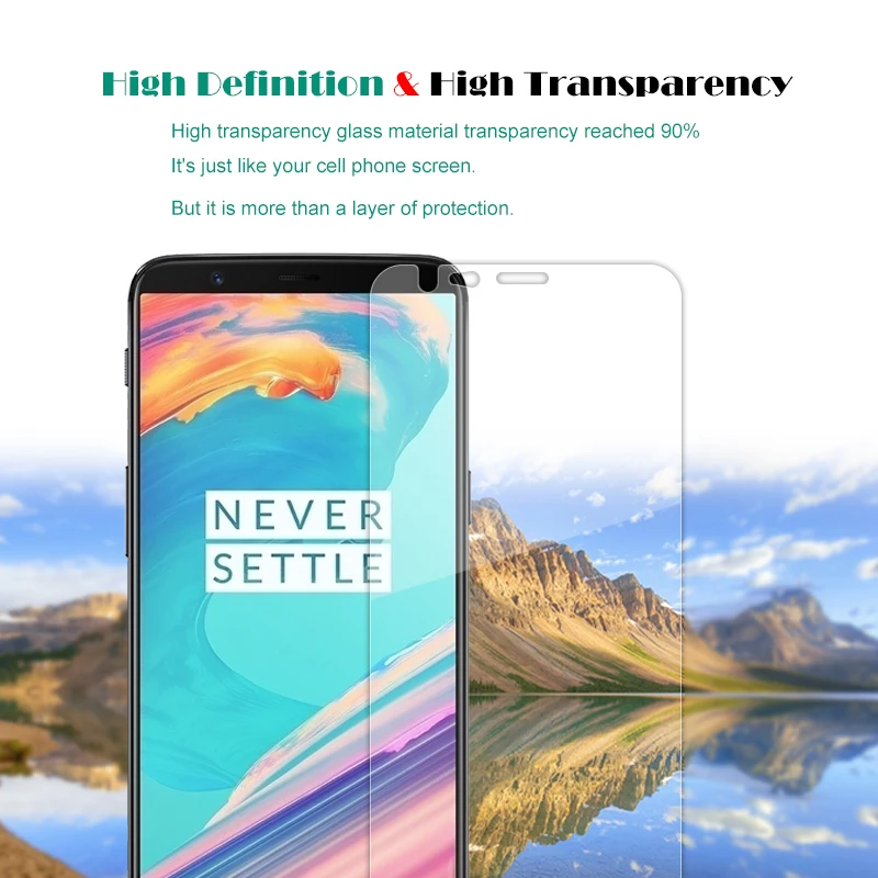 Закаленное стекло для OnePlus 5T 1 + 2 шт.|Защитные стёкла и плёнки телефонов| |