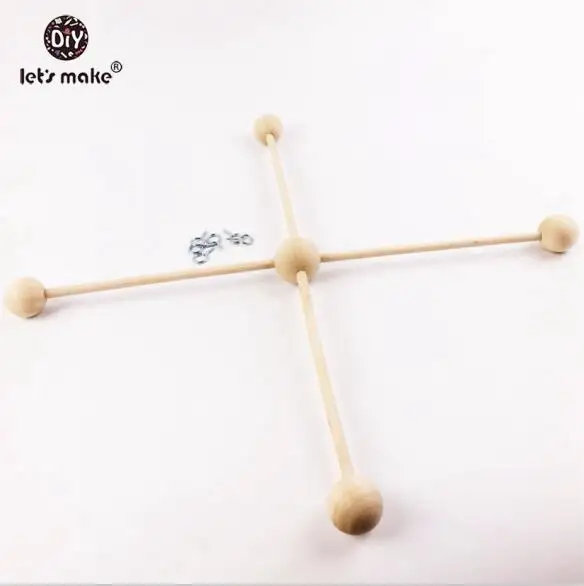 type 2 Let' Make Деревянный Прорезыватель для зубов DIY 33,4*33,4*2,7 см деревянная подвесная вешалка художественные мобильные Экологичные украшения упаковка Дисплей - Цвет: type 2