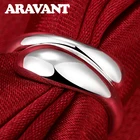 Кольцо из серебра 925 пробы с двумя круглыми бусинами, регулируемый размер, для женщин и мужчин, свадебная бижутерия