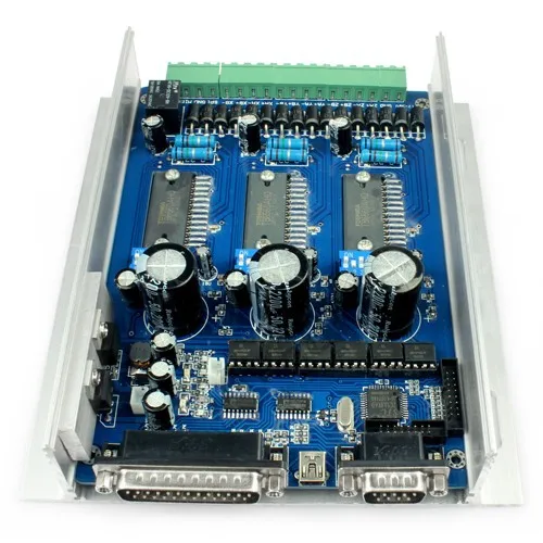 Обновленный Стандартный ЧПУ 3 оси Шаговый Драйвер Коробка Клавиатура / Дисплей