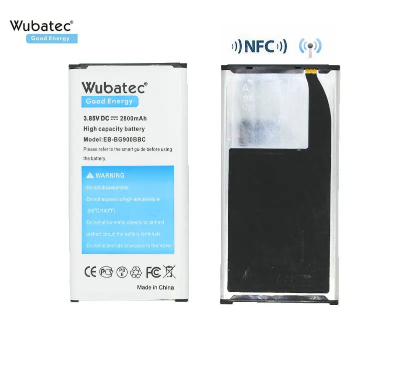 1x2800 мАч NFC аккумулятор для Samsung Galaxy S5 i9600 i9602 i9605 G900F G900T G900S G9008 G9009D G9006W G900 Neo G903 SM