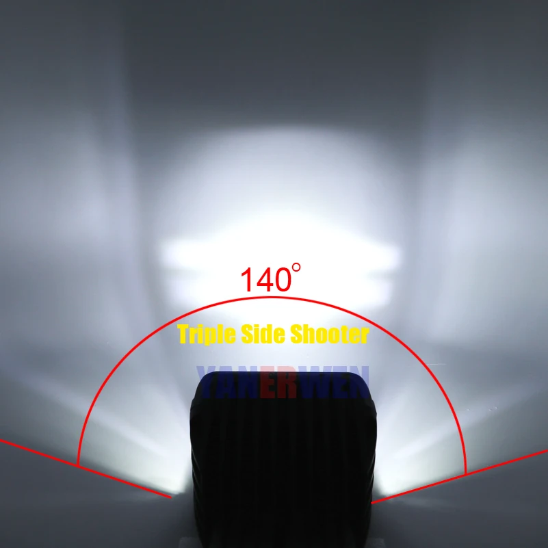 Koop Dual Side Shooter Led Cube Led Verlichting Off Road Led Licht Rijden Licht Super Bright Voor Jeep Lamp Suv Boot 4