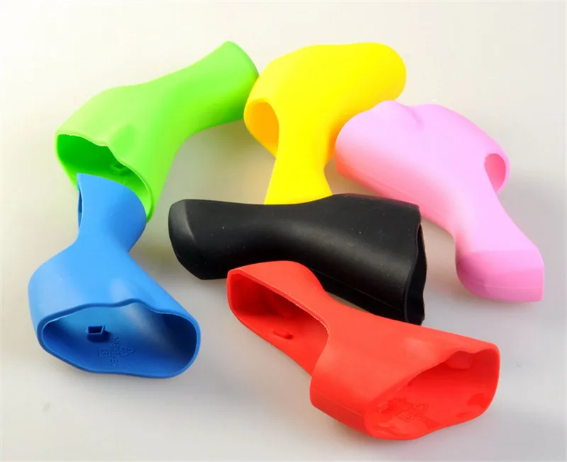 1 пара силиконовая крышка для рычага тормоза Shimano 4700/5800/6800 6 цветов|bicycle brake lever|brake
