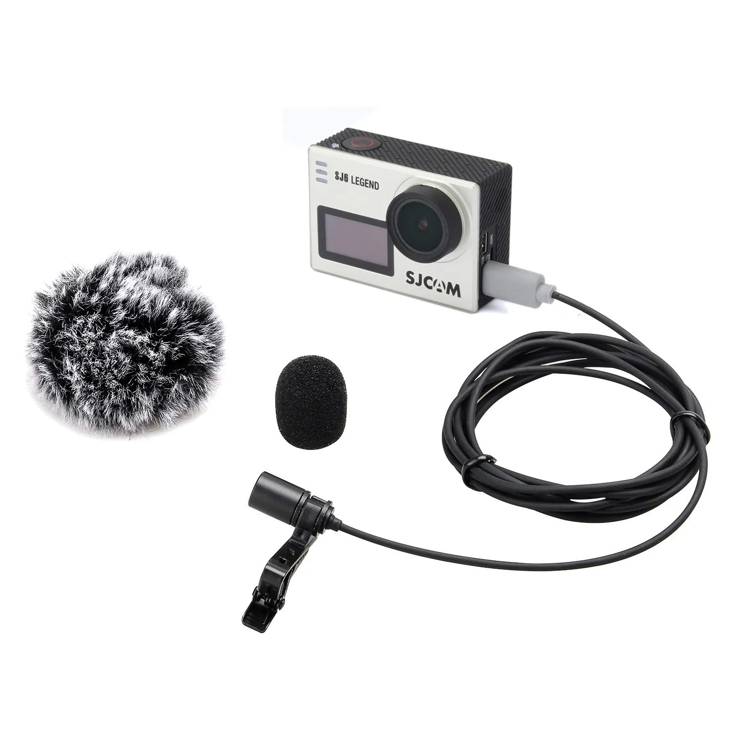 Микрофон EACHSHOT ES-JPXLavalier всенаправленный конденсаторный микрофон с зажимом для SJCAM