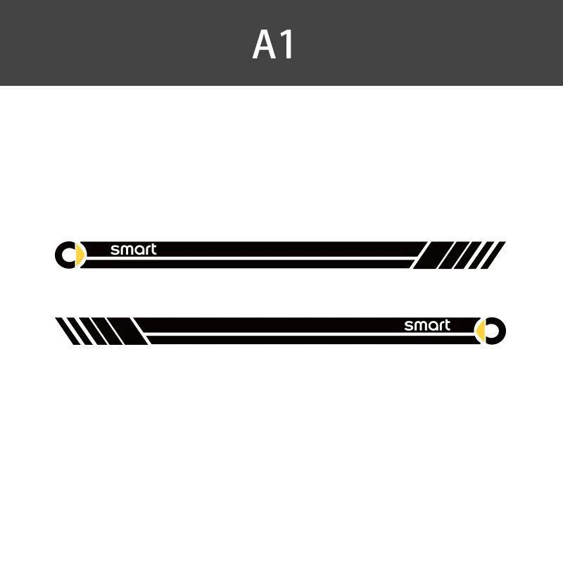 2 шт. Стайлинг автомобиля боковая юбка Полоска наклейка авто графика наклейки для