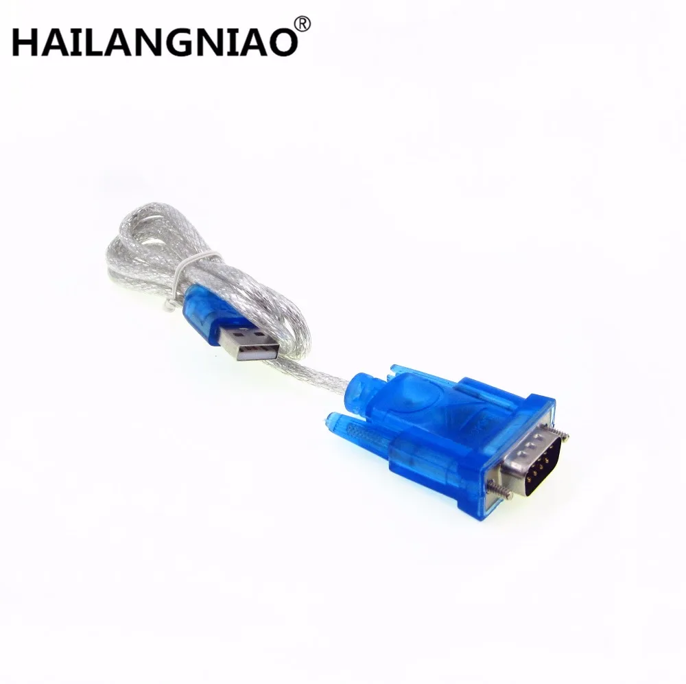USB к RS232 COM Port Серийный PDA 9-контактный DB9 Кабель адаптер с поддержкой HL-340 1 шт. Windows7-64