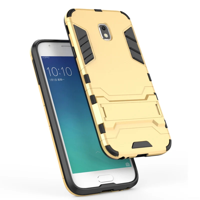 2 in 1 Hard PC+Soft Silicone TPU Rugged Rubber Kickstand Case For SAMSUNG Galaxy J3 2017 J330F Armor Shockproof Phone Cover Capa |