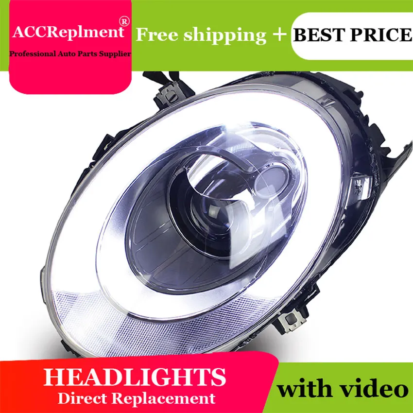 Автомобильный Стайлинг для BMW MINI head светильник s U angel eyes 2014-2019 light bar Q5 bi xenon lens