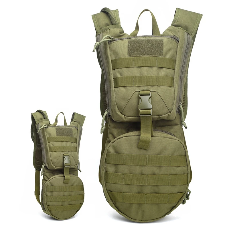 Тактический Рюкзак MOLLE Hydration Pack 900D W/3L герметичный водный Пузырь черный, зеленый, загар