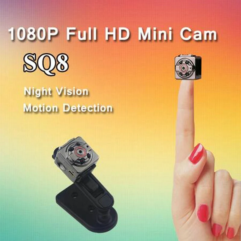SQ8 Мини Автомобильный видеорегистратор HD 1080P камера ночного видения