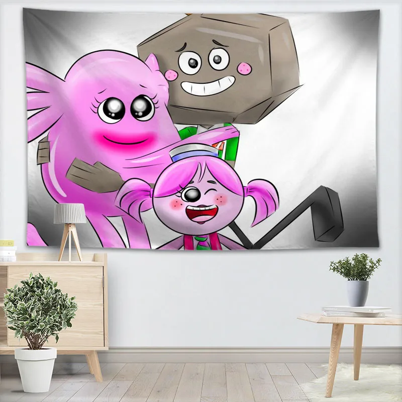 Gumball аниме настенные гобелены предметы интерьера на стену подвесной гобелен лес для домашней вечеринки на день рождения украшения, 100x150 см, 140X250 см - Цвет: 4