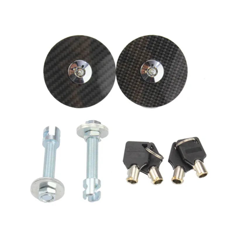 2 шт. автомобильный держатель капота из углеродного волокна капот шпильки