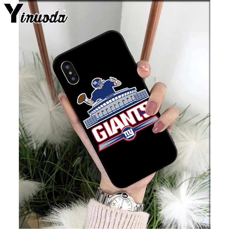 A5 Yinuoda New York Giants TPU мягкие Аксессуары для телефонов Чехол для iPhone 6S 6plus 7 7plus 8 8Plus X Xs MAX 5 5S XR - Цвет: A5