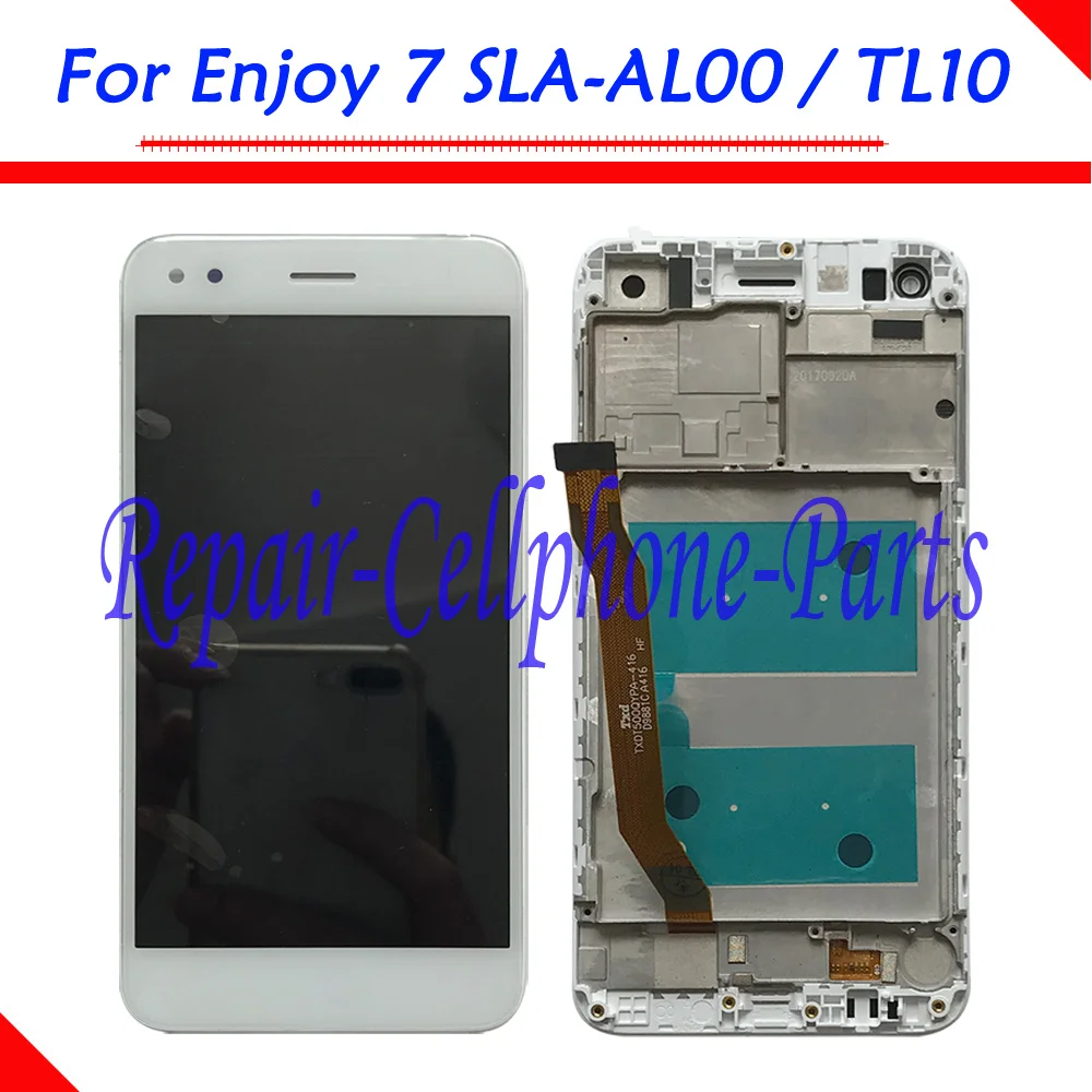 

NEW 5.0 inch Full LCD DIsplay + Touch Screen Digitizer Assembly With Frame For Huawei Enjoy 7 SLA-AL00/ SLA-TL10 Tracking Number