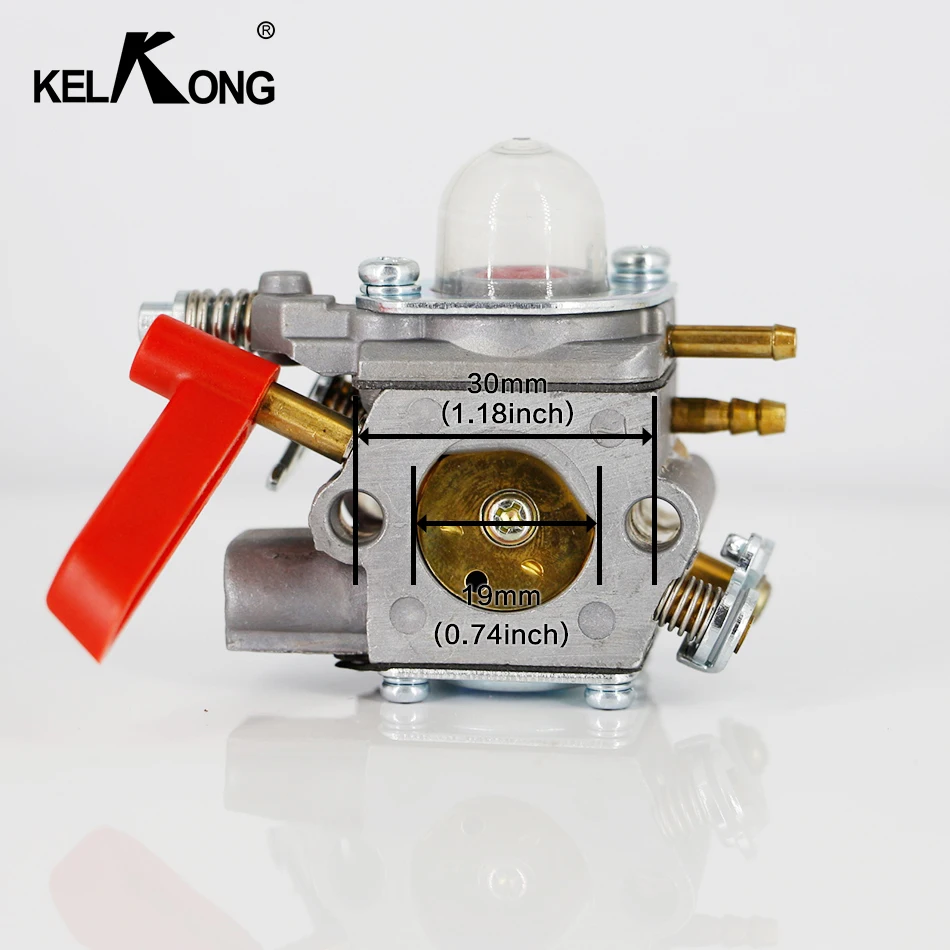 KELKONG OEM карбюратор C1U H60 30CC Homelite Ryobi 308054013 308054012 308054022 308054025 инструмент с красной