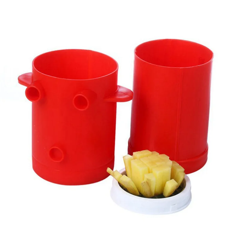 1PC Potatoes Maker slicers French Fries Jiffy Cutter Machine & Microwave Container 2-in-1No Deep-Fry OK 1058 |