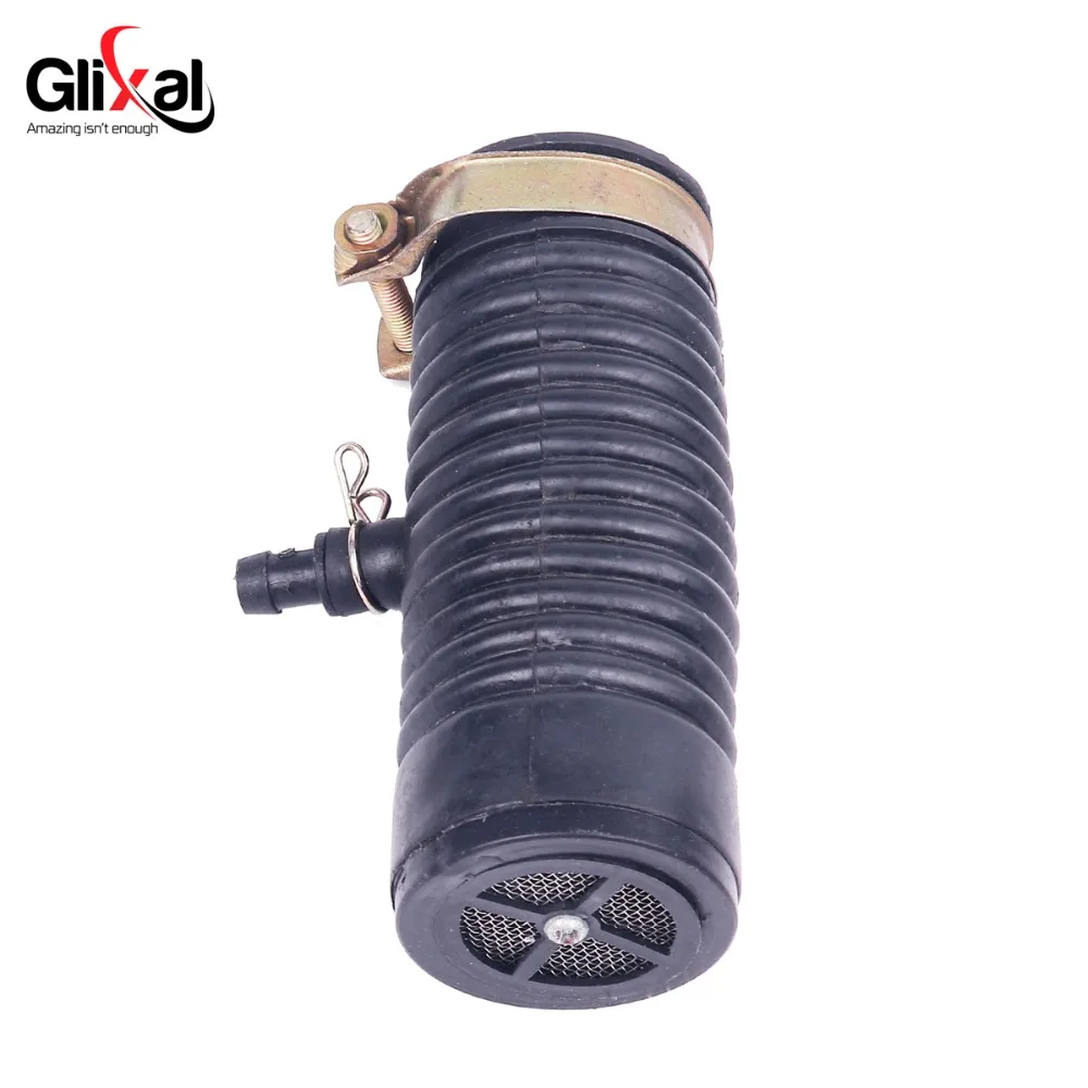 Glixal длинные воздушного фильтра Сапун для GY6 49cc 50cc 80cc 100cc 4-тактный QMB139 139QMB двигателя воздушные фильтры коробка