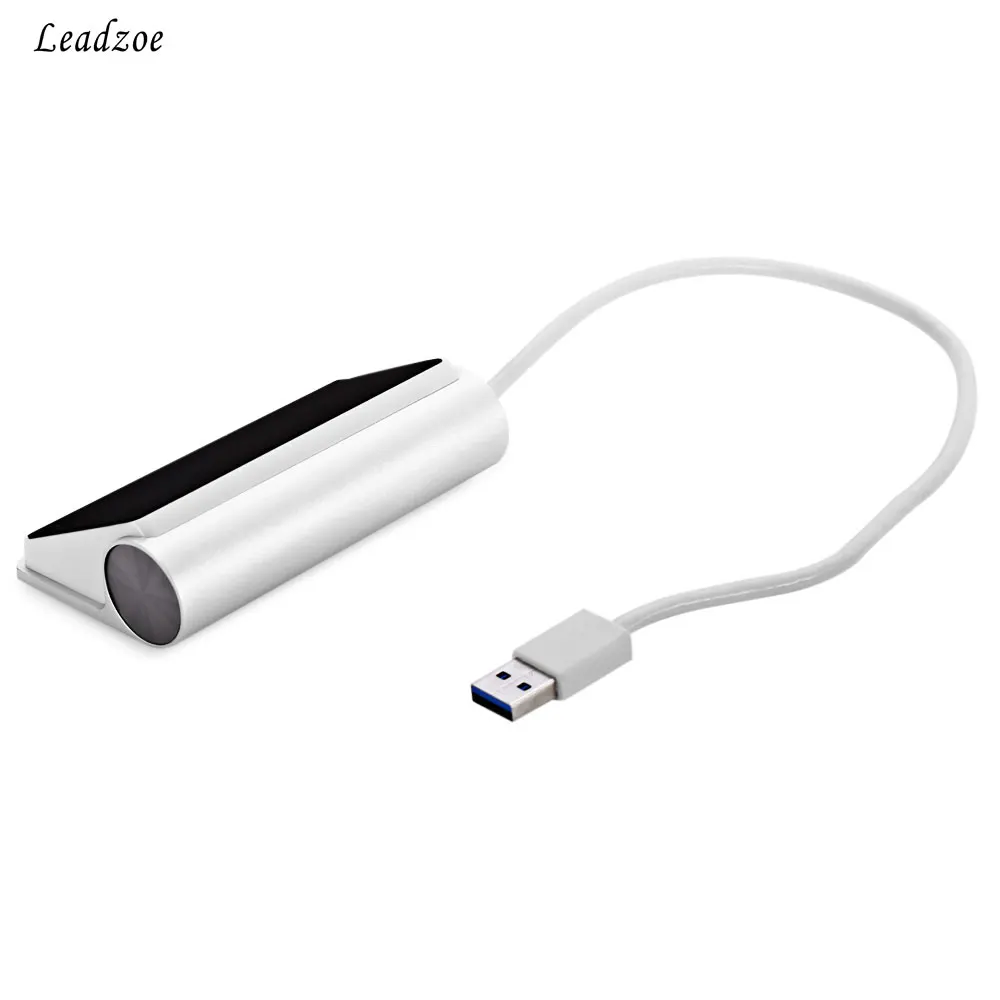 USB концентратор Leadzoe портативный алюминиевый 4 порта 3 0 сплиттер для передачи