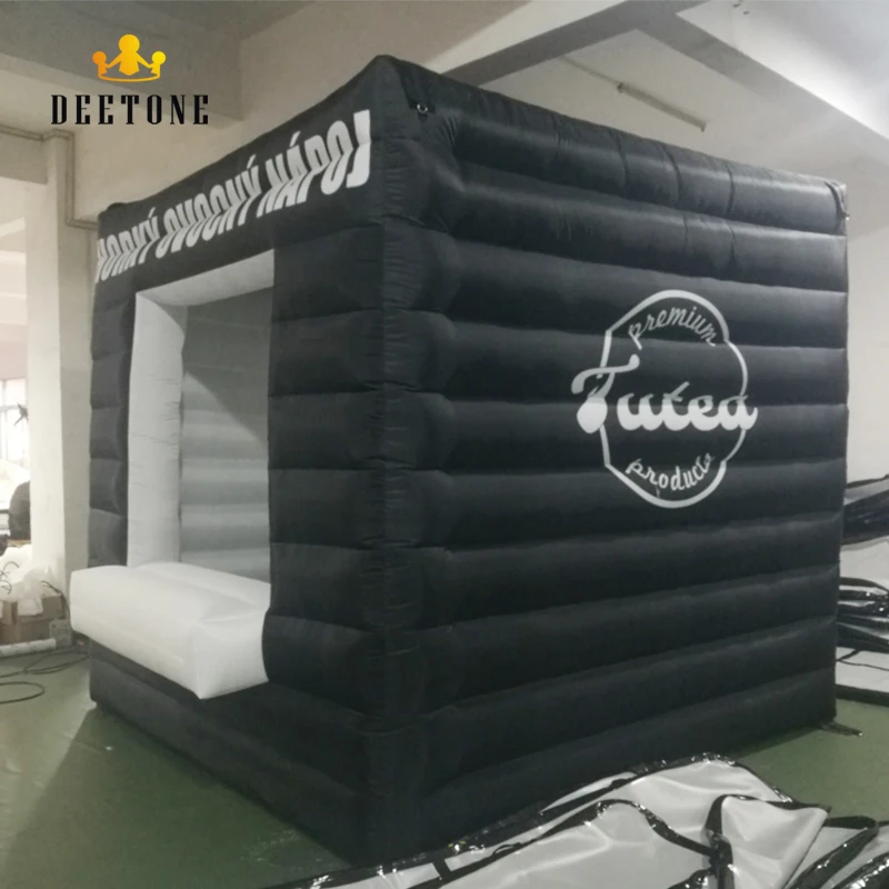 Наружная черная надувная подставка 3 м цирк палатка с воздуходувкой для вечерние