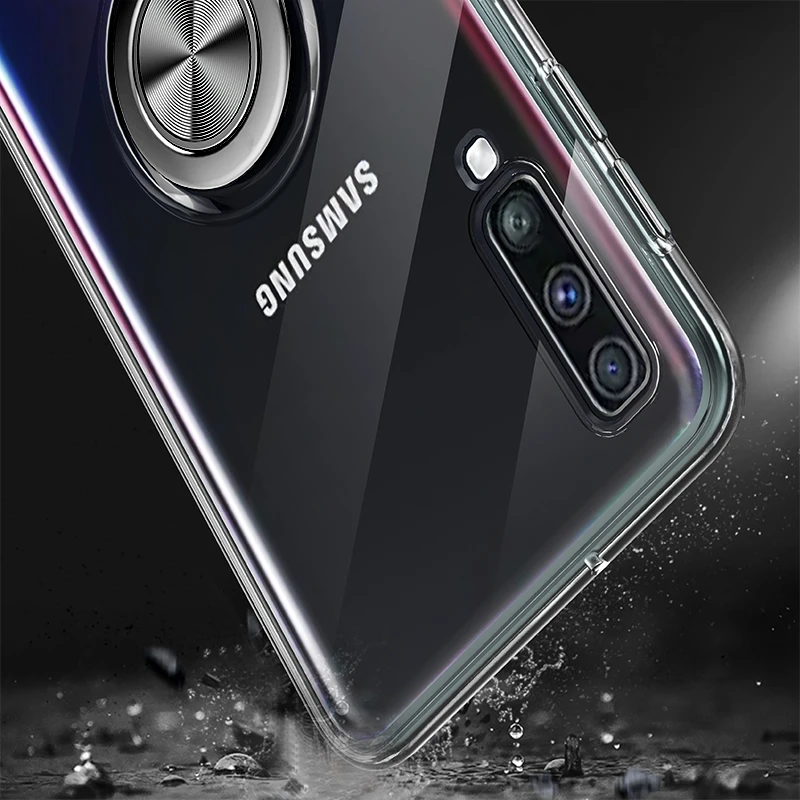 Роскошный прозрачный силиконовый чехол A80 для Samsung Galaxy A70 A50 A40 A30 A20 A10 A9 Pro A7 2018 Star Coque