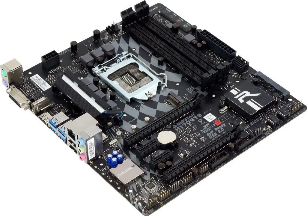 Полностью новая материнская плата BIOSTAR H170GT3 H170 LGA 1151 DDR4 64G SATA3 USB3.0 Micro ATX