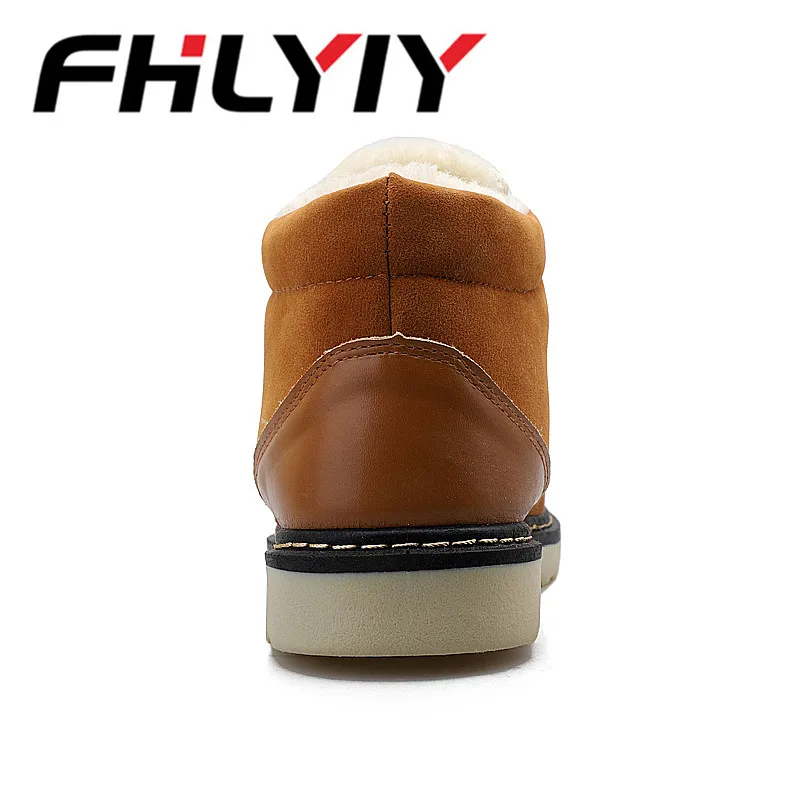 Новое поступление Зимние Повседневные теплые ботинки для мужчин уличные