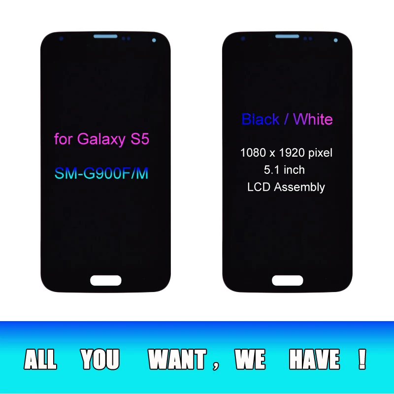 AAA + дисплей для samsung Galaxy S5 кодирующий преобразователь сенсорного экрана в сборе