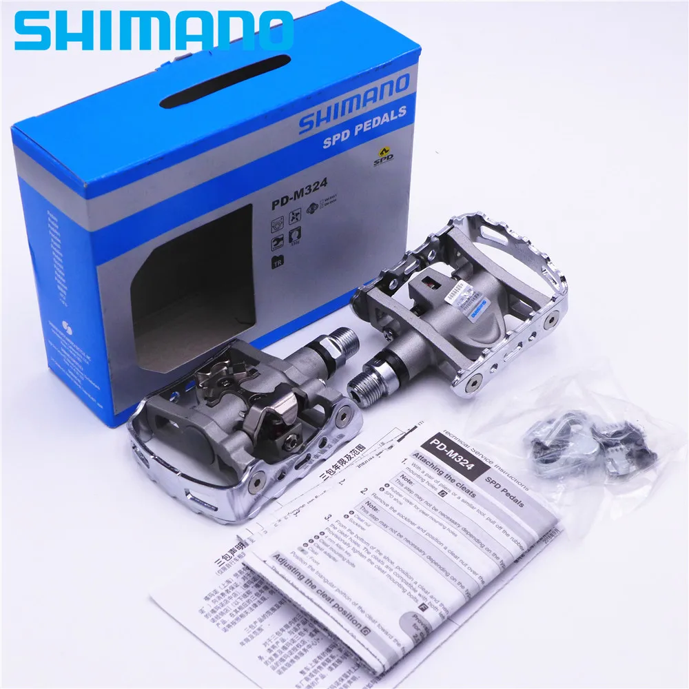 Shimano PD M324 SPD Бесклипсова горный велосипед/Туристические педали|Педаль велосипеда|