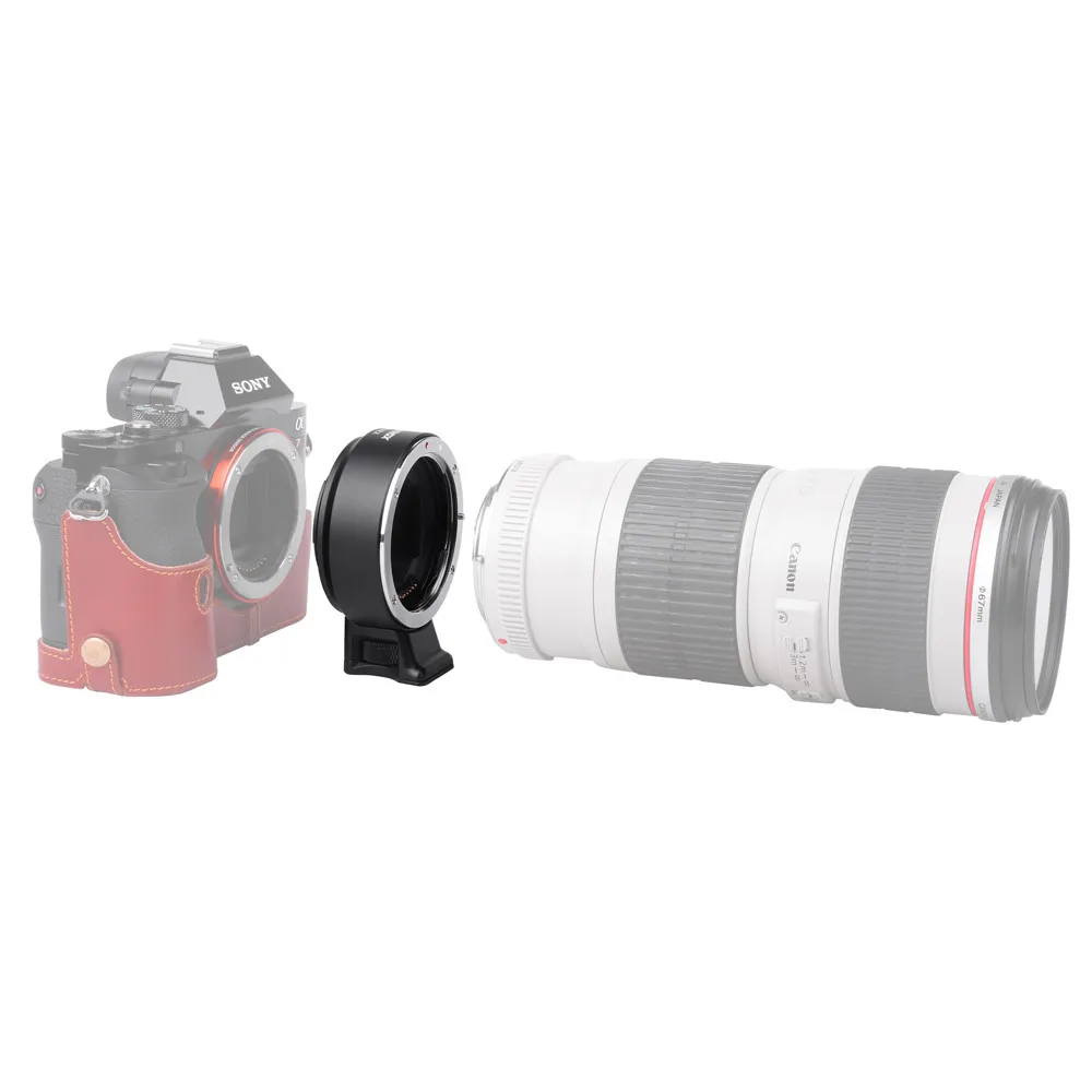 JINTU быстрая скорость Авто фокус Mout адаптер EF-NEX II для Canon EF-S объектив для sony NEX 3 5 7 A7 A7R A7S A7RII A7MII A9 камера Белый