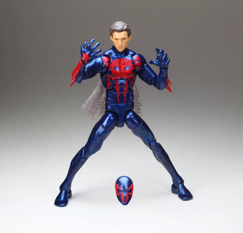 Экшн фигурка ML Legends Spider 2099 Spidey с Tom Holland Head Sclup 6 дюймов|Игровые фигурки и