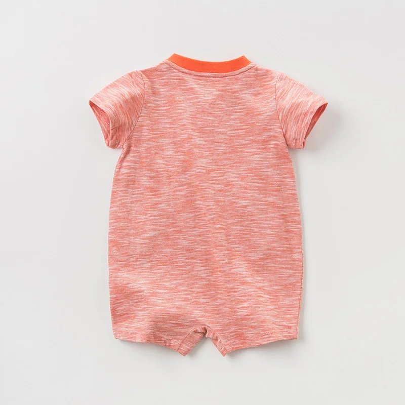 DBW10383 dave bella summer new born baby unisex short sleeve romper infant toddler jumpsuit children boutique 1 piece |