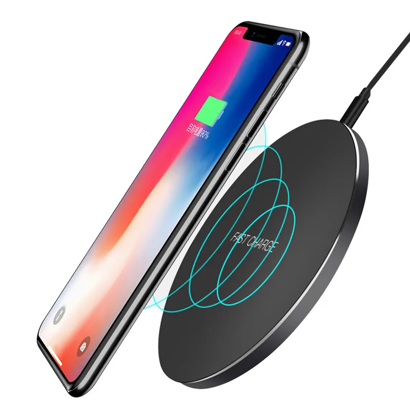 Беспроводное зарядное устройство UiRiQi 10 Вт для iPhone 8/X быстрая Беспроводная
