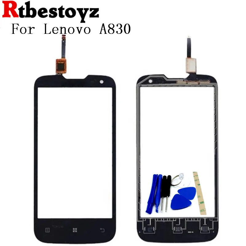 Rtbestoyz + 5.0 ''высокий Экран A830 для Lenovo Сенсорный экран планшета передняя внешний
