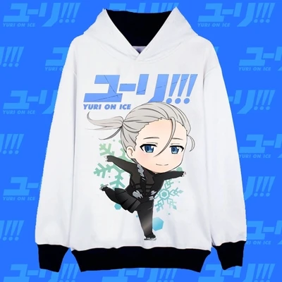 Coshome Yuri On Ice Yuri Victor костюм кацуки для косплея Hoddies костюмы для мужчин и женщин куртка пальто толстовка Аниме Повседневная Спортивная одежда топы - Цвет: P